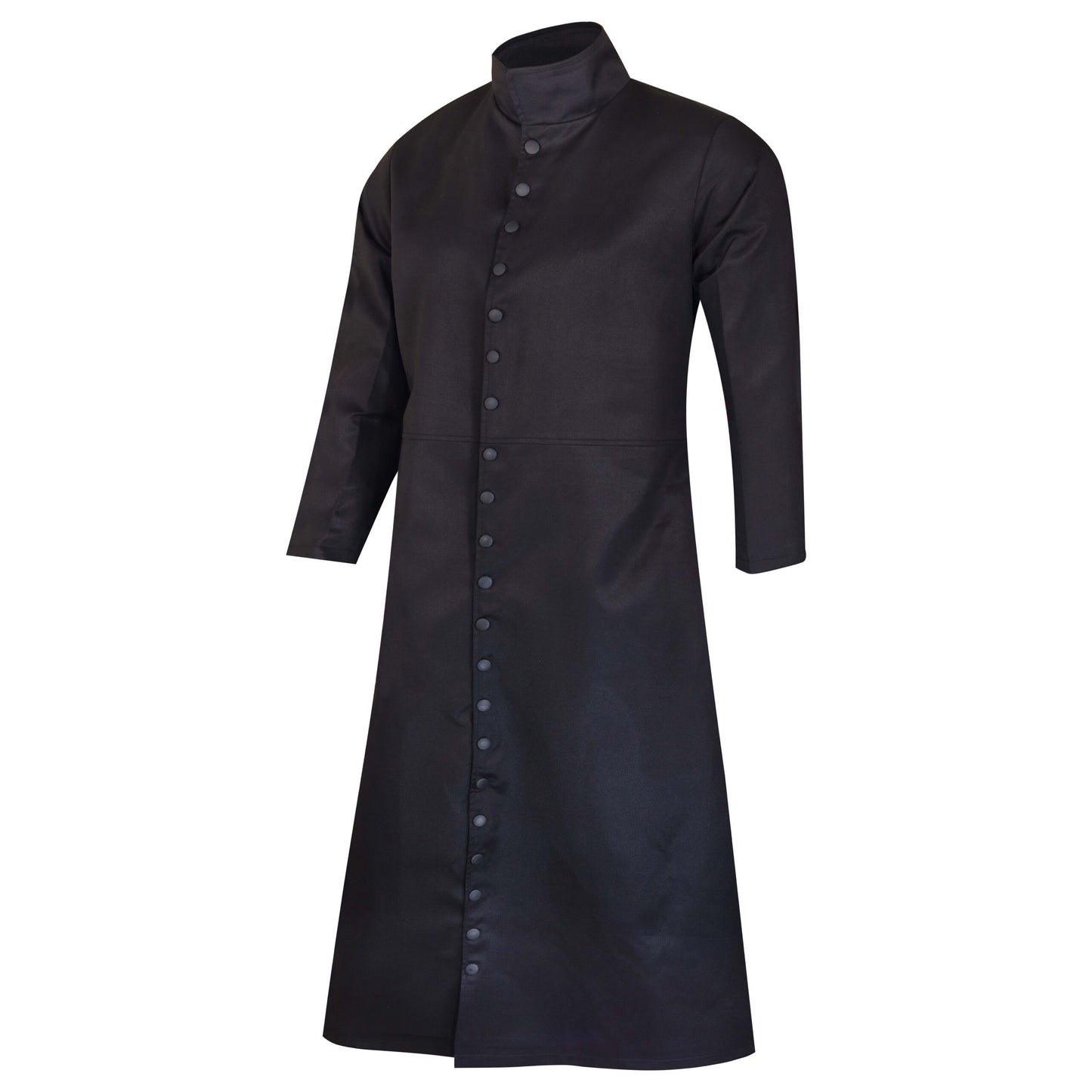 Darkrock Neo Matrix Heavy Duty Cotton Keanu Reeves Black Gothic Cosplay Trench Coat