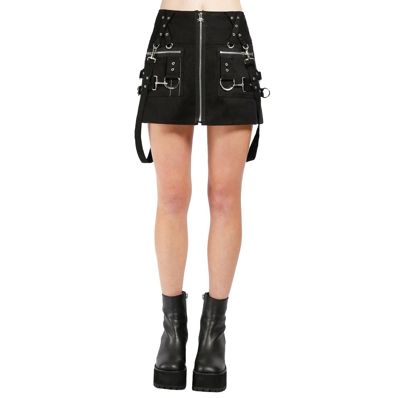 Womens Super D-Ring Skirt Black