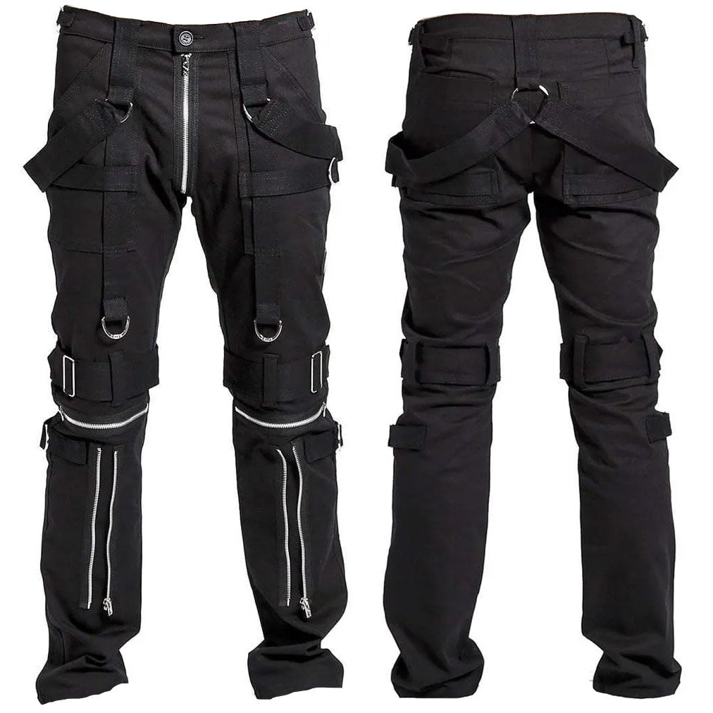 Gothic Bondage Men Pant Alternative Punk Rock Emo Trouser Para Pants