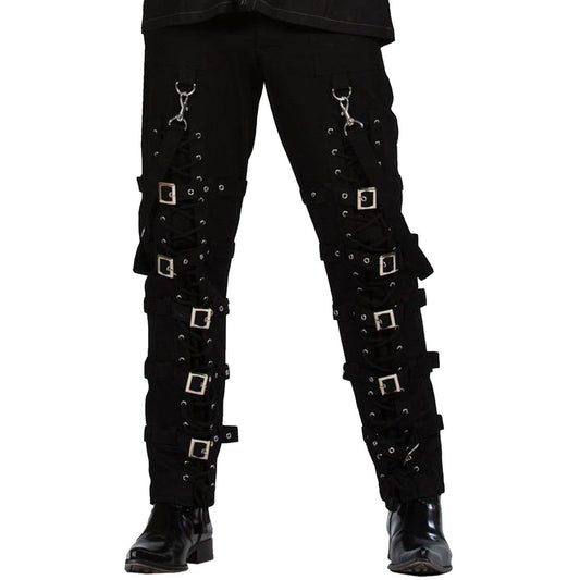 Men's Electra Bondage Rave Gothic Cyber Chain Gothic Jeans Punk Rock Tripp Pants
