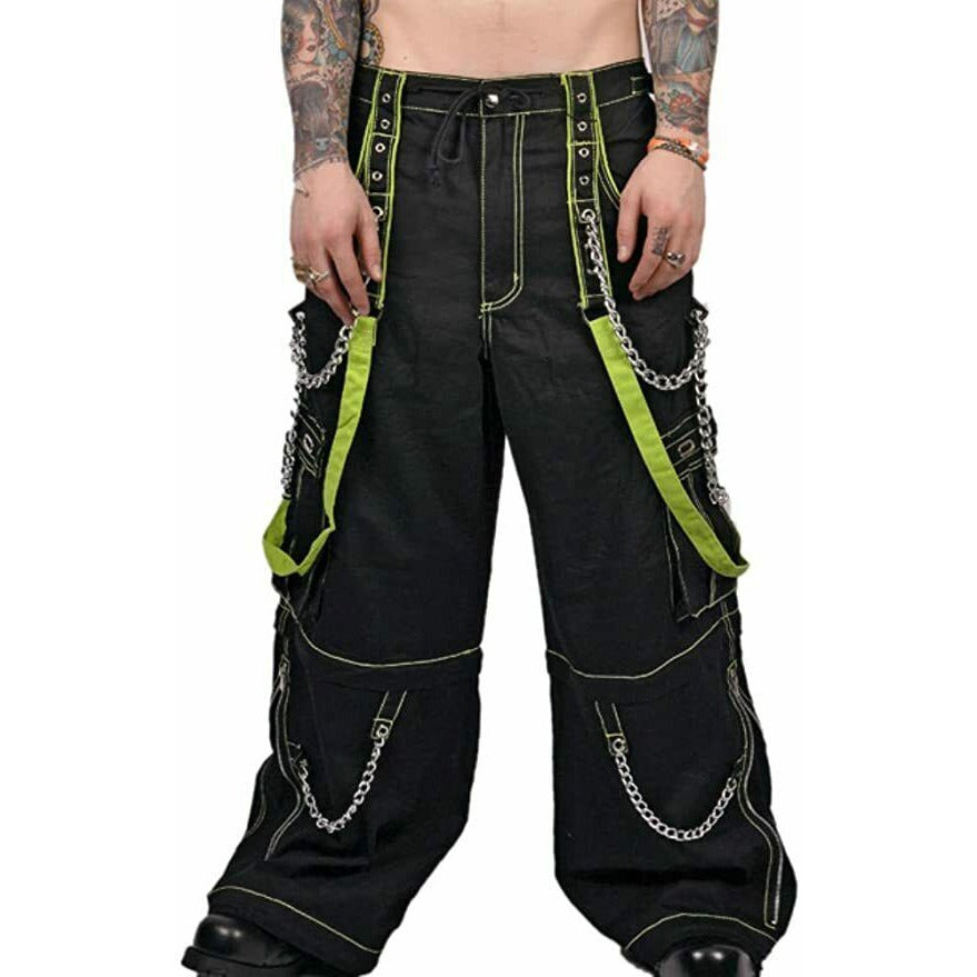 Gothic Bondage Men's Pant Alternative Punk Rock Skater Emo Trouser Pant Shorts