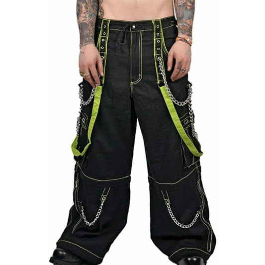 Gothic Bondage Men's Pant Alternative Punk Rock Skater Emo Trouser Pant Shorts