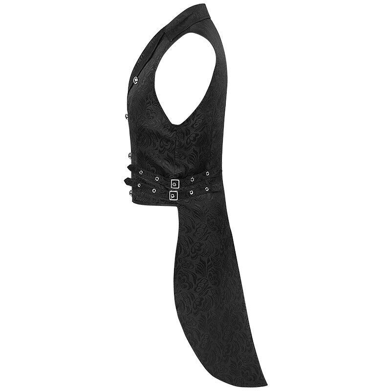 Mens Steampunk Vintage Tailcoat Jacket Gothic Victorian Frock Coat Uniform Coat