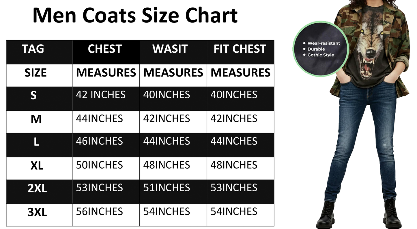 Camo Jacket Uni Sex Vintage Military Army Jacket Military Issued Button Down Jacket