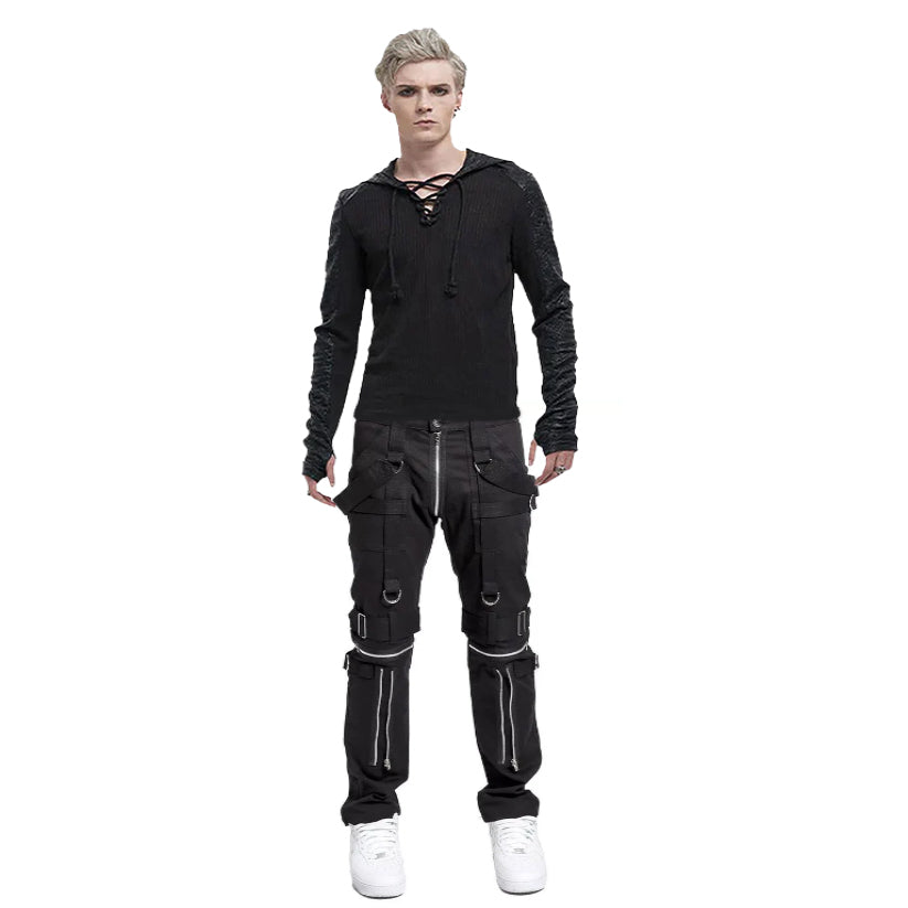 Gothic Bondage Men Pant Alternative Punk Rock Emo Trouser Para Pants