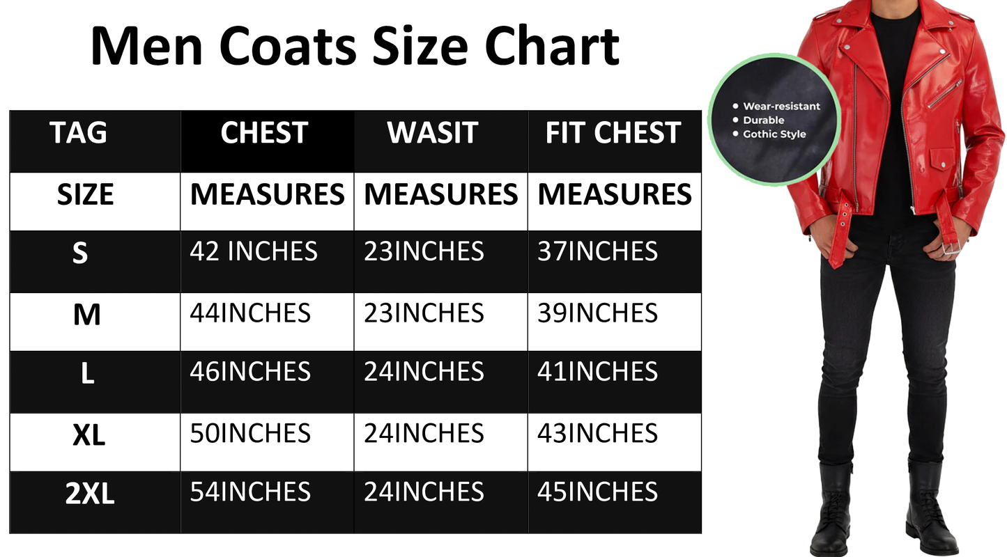 Gothic Moto Vinyl PVC Motorcycle Jacket Punk Fetish Emo Biker Jacket