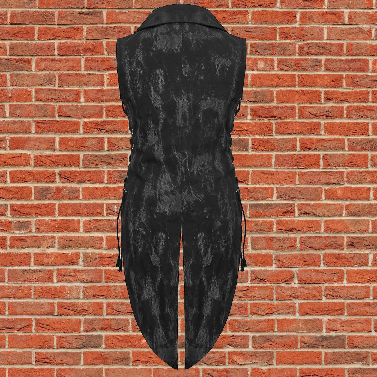 Devil Fashion Mens Apocalyptic Punk Tailed Waistcoat Vest