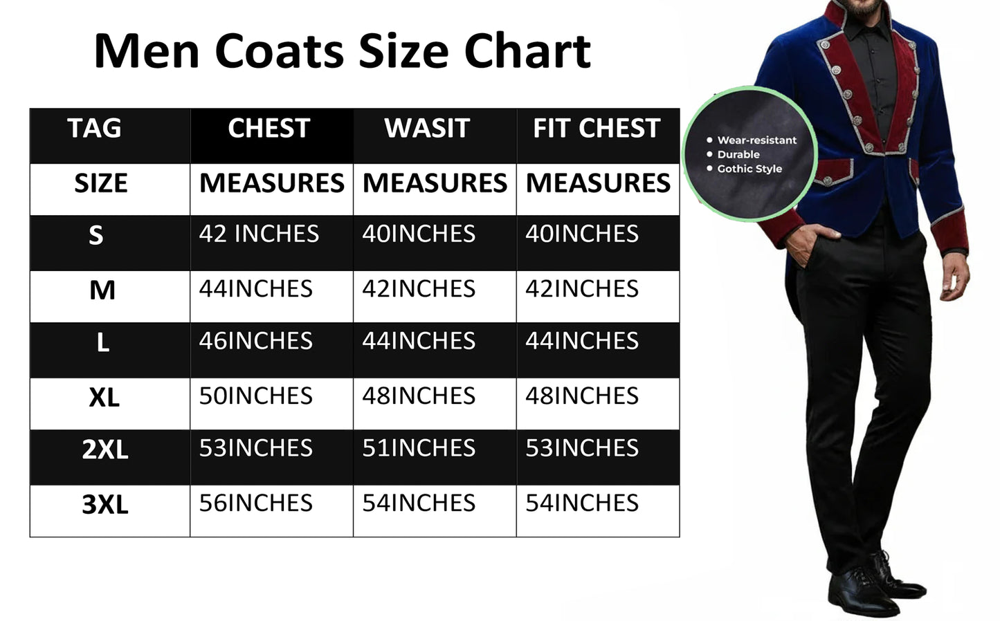 Men's Velvet Vladimir Tuxedo Jacket Tail Coat Goth Steampunk Victorian Tailcoat