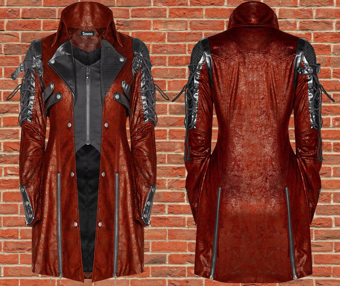 WOMENS POISONBLACK JACKET RED