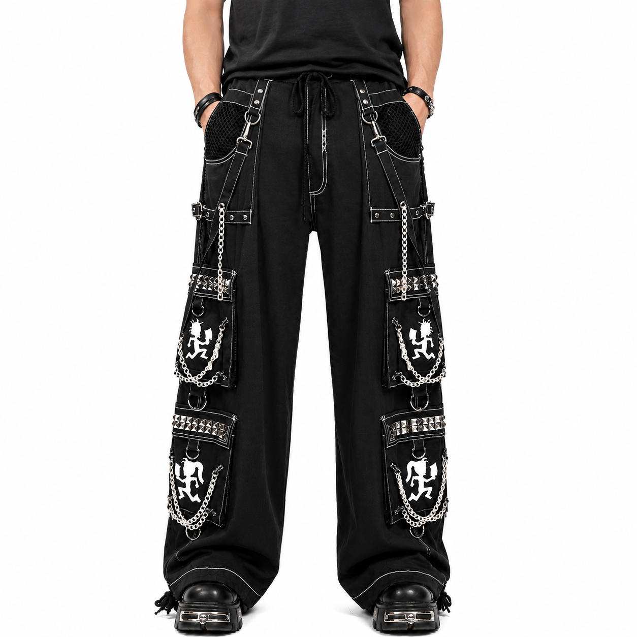Jeans Apocalyptic Punk Pants Emo Pant/Insane Clown Posse Hatchet