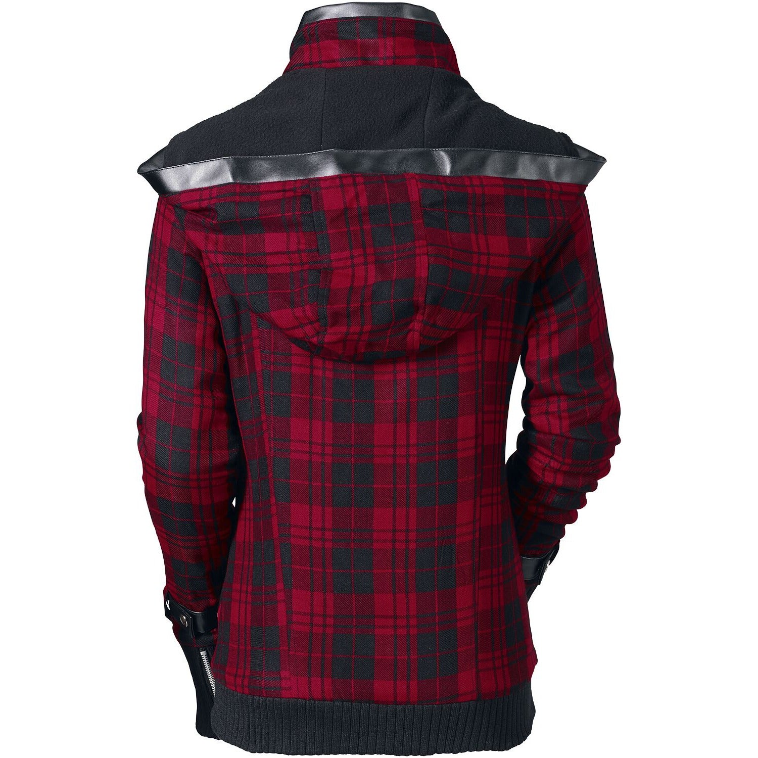 Gothic Z Jacket Winter Seasons Jacket Black Red