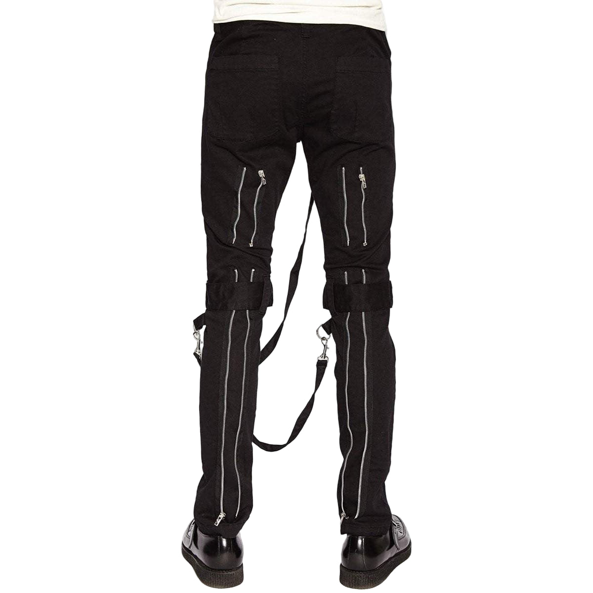 Men's Electro Bondage Rave Gothic Cyber Chain Gothic Jeans Punk Rock Tripp Pant's