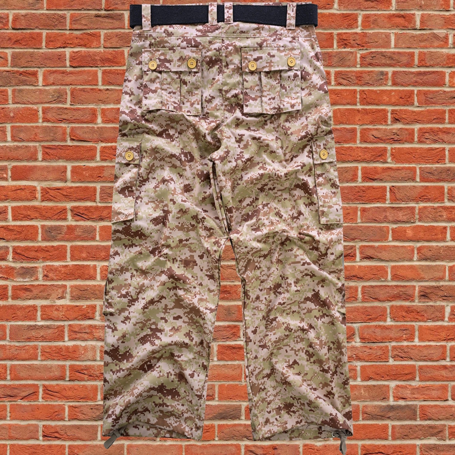 AKARMY Men's Cotton Casual Military Army Camo Combat Work Cargo Pants with 8 Pockets