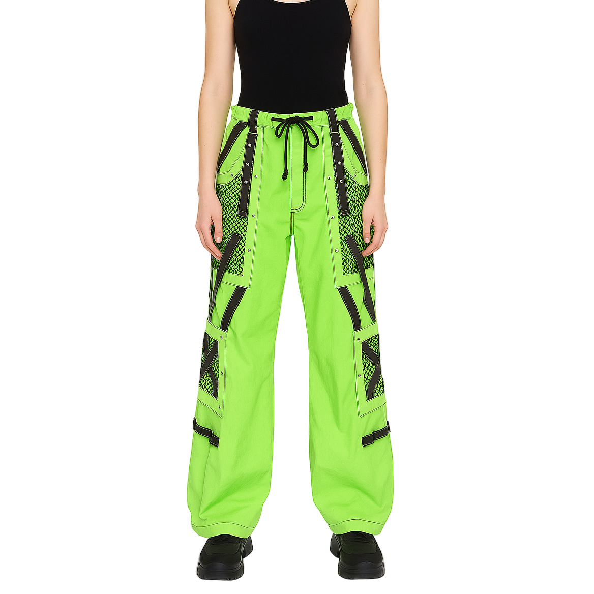 Prime Quality Men Gothic Bondage Pant Alternative Punk Rock Emo Gothic Limelight Symbol Pants/USA