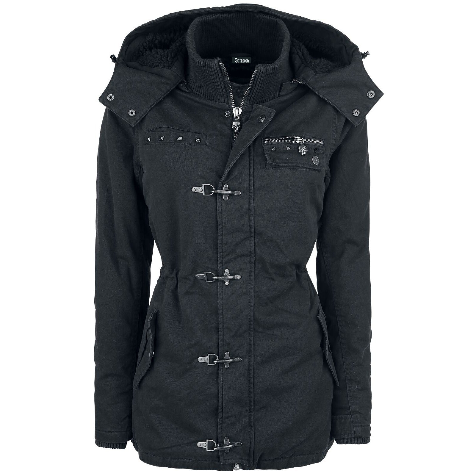 Gothic Winter Jacket black by Rock Rebel