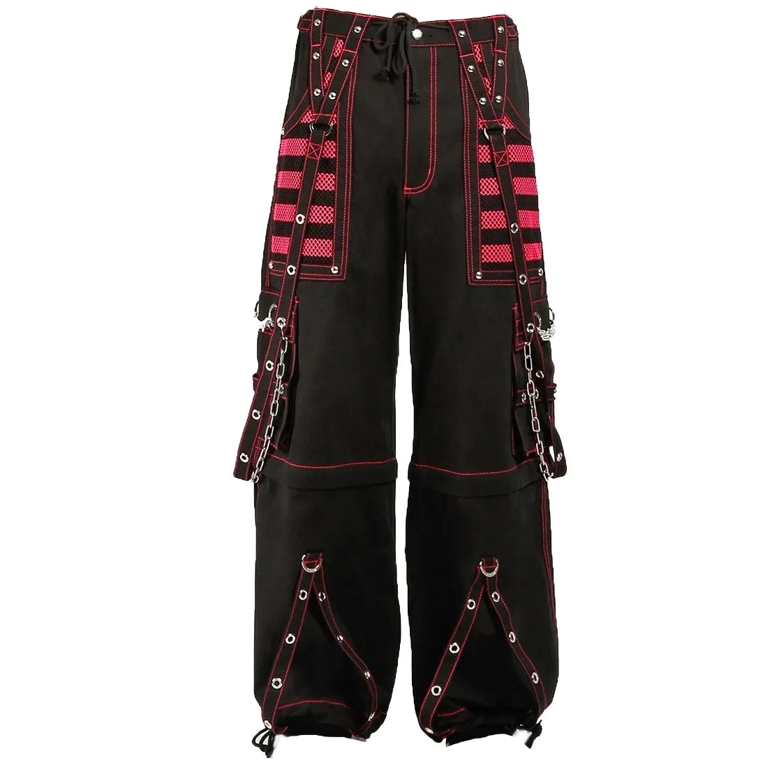 Gothic Extreme Bondage Skater Gothic Punk Rocker Cyber Goth Steampunk Biker Pant