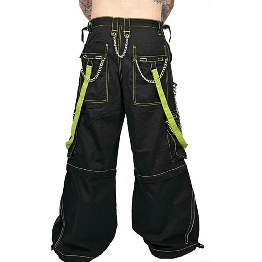 Gothic Bondage Men's Pant Alternative Punk Rock Skater Emo Trouser Pant Shorts