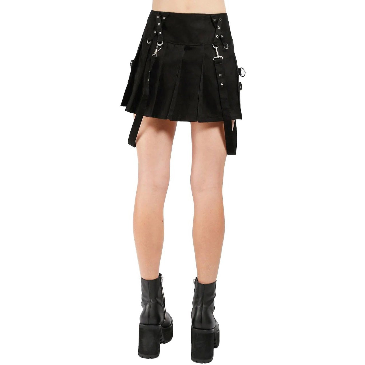 Womens Super D-Ring Skirt Black