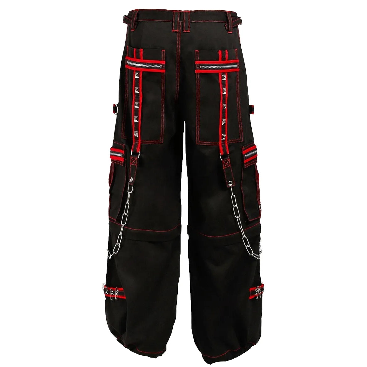 Gothic Extreme Bondage Skater Gothic Punk Rocker Cyber Goth Steampunk Biker Emo Trouser Pant Shorts/USA