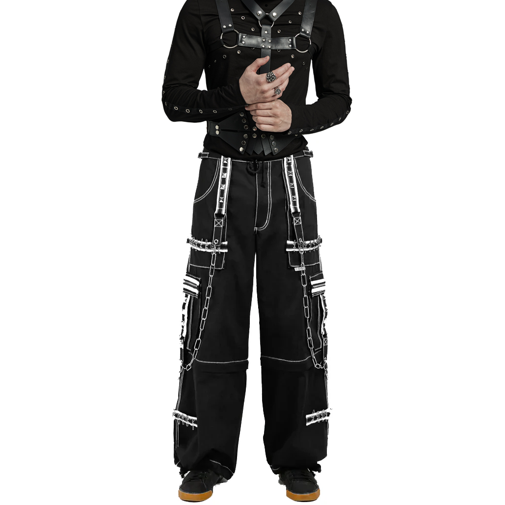 Gothic Jeans Apocalyptic Punke Mo Pants/USA Crazy Piper Goth Cyber Pants