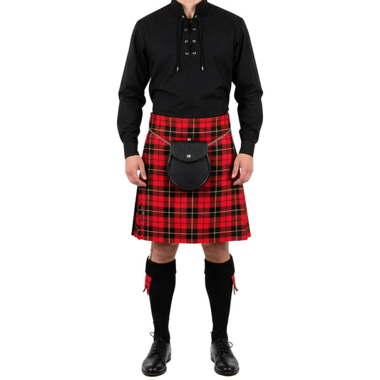 Men's 6 Yard's Wallace Scottish Traditional Kilt Tartan Highland Kilt