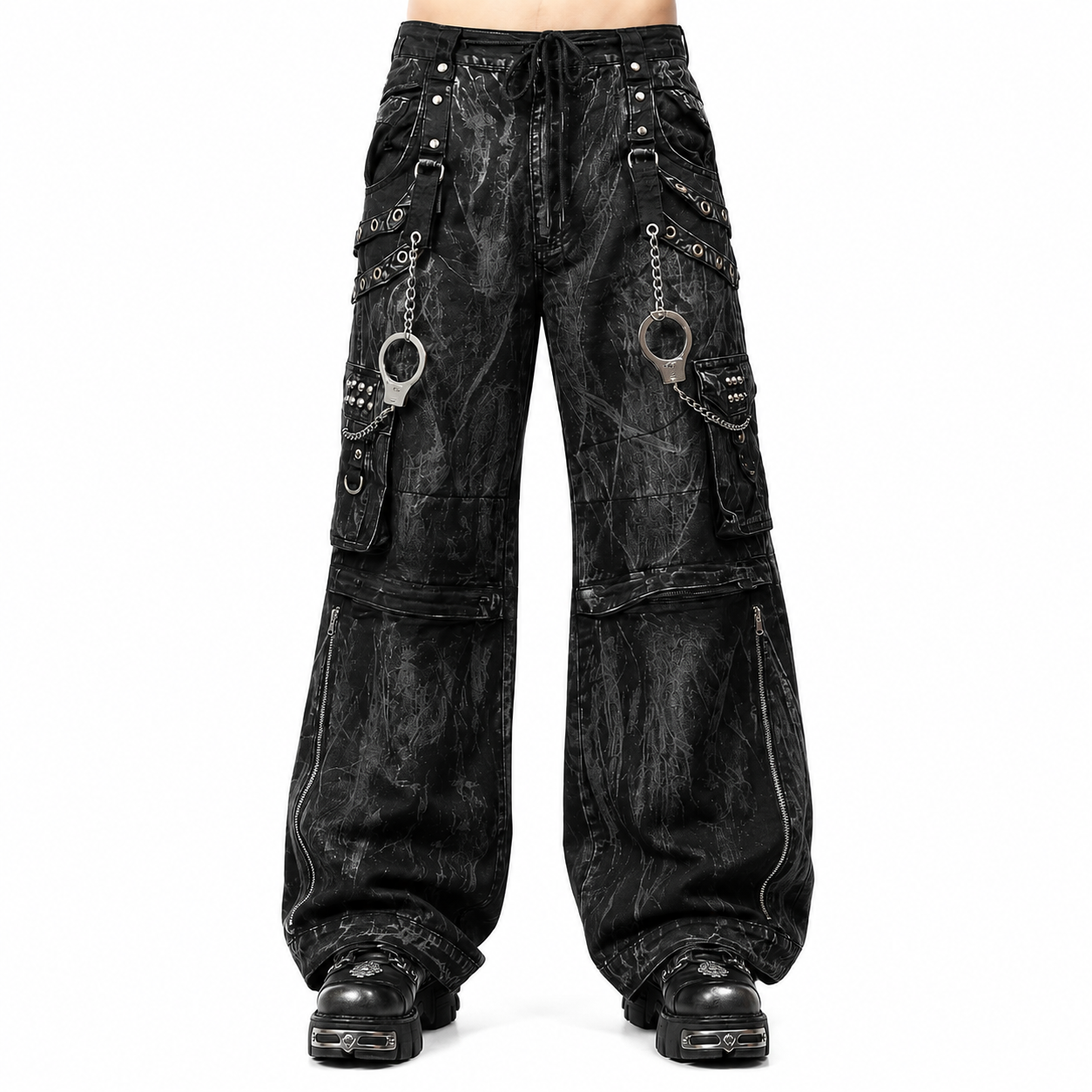Gothic Jeans Apocalyptic Punk Emo Pants USA Mechanic Acid Goth