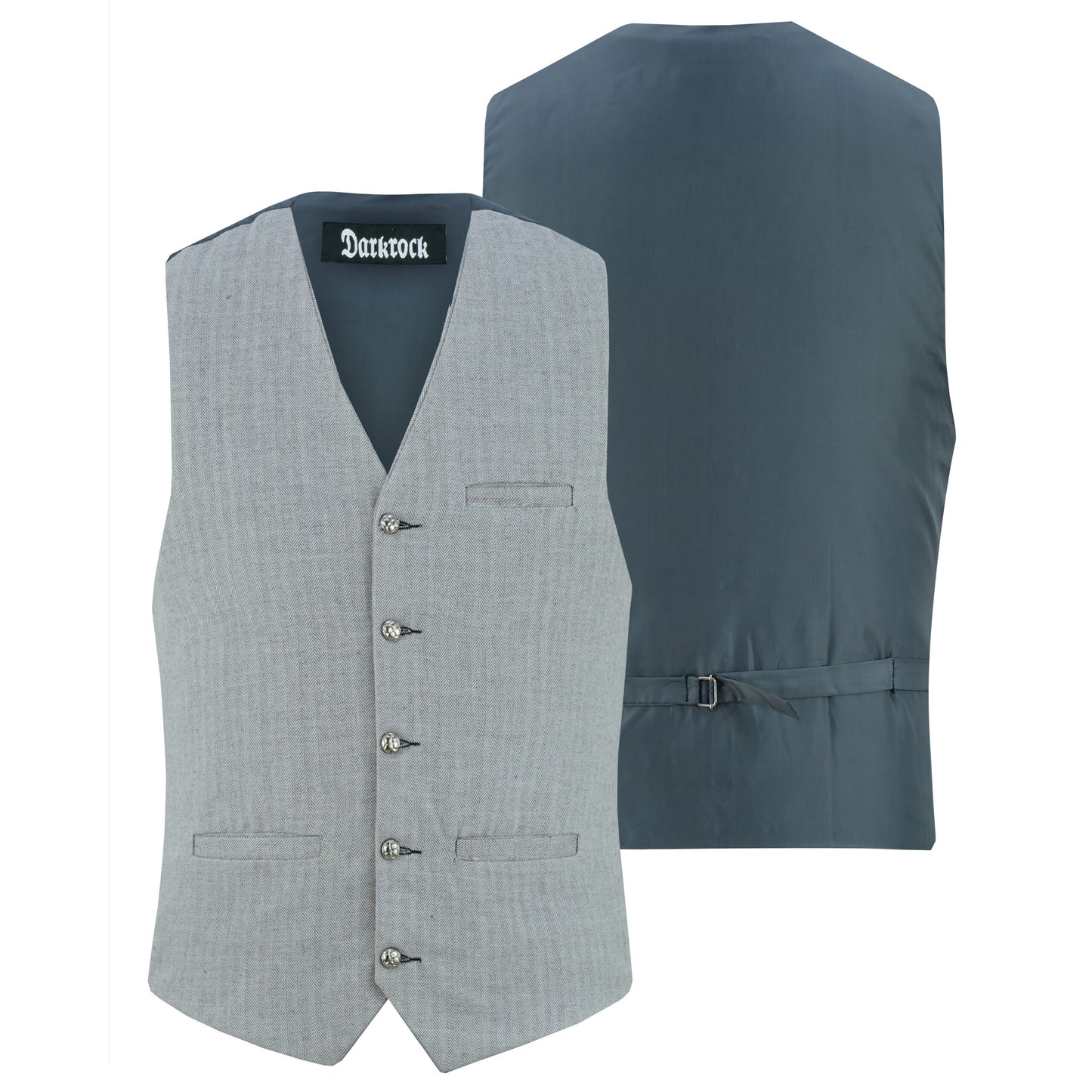 Men Herringbone Wool Blend Tweed Vest Premium Grey Waistcoat Suit Vest V Neck Slim Fit Waistcoat/USA