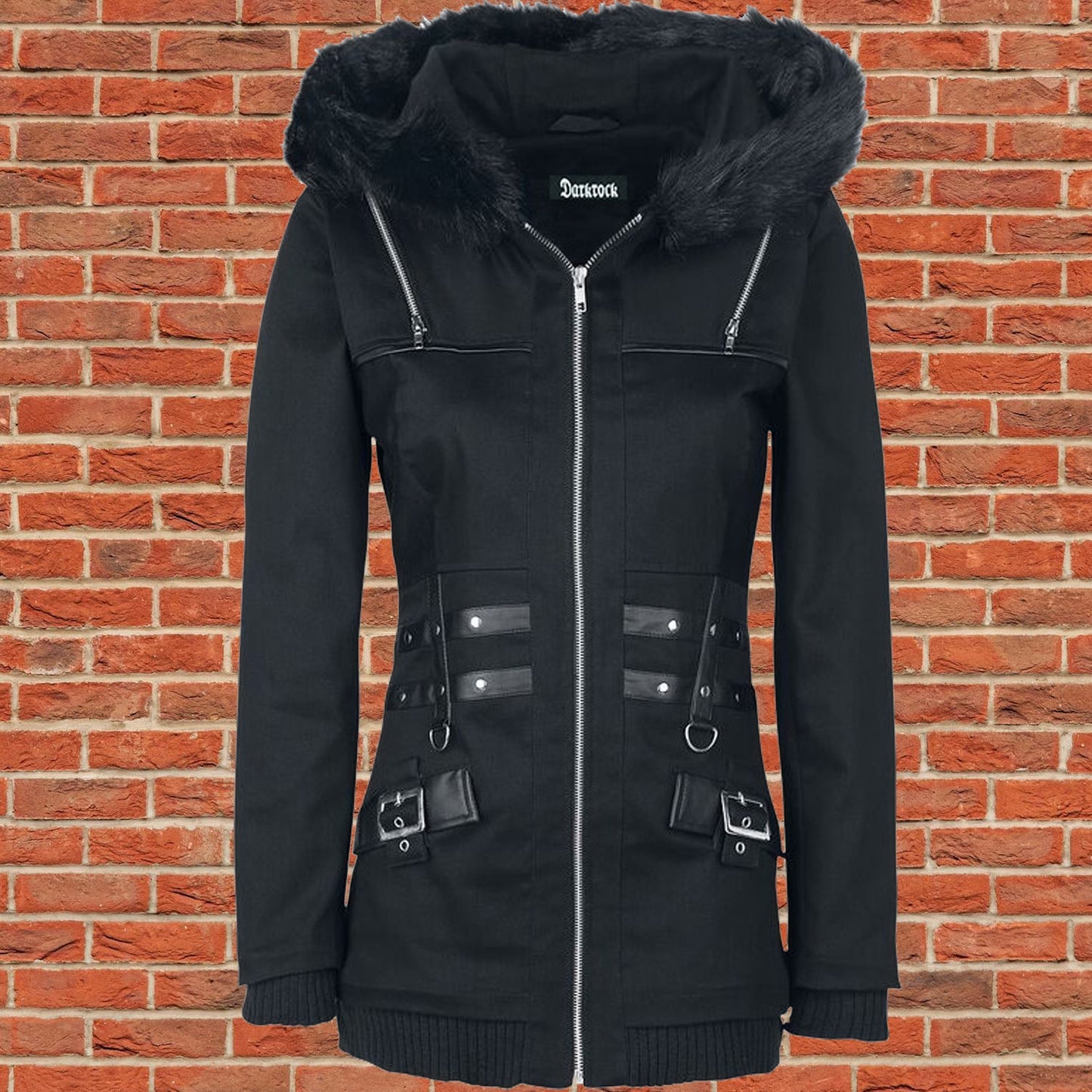 Gothic Sara Jacket Between Seasons Jacket Black
