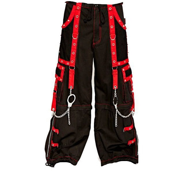 Gothic Men's Handmade Bondage Gothic Cyber Pant Chain Techno Rock Punk Shorts Trouser Pants/USA