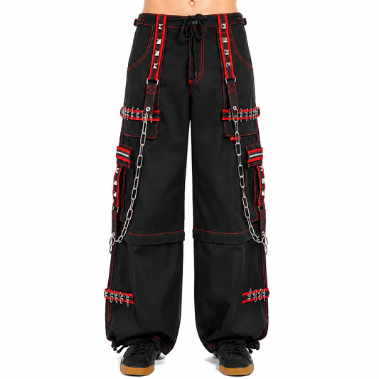 Gothic Extreme Bondage Skater Gothic Punk Rocker Cyber Goth Steampunk Biker Emo Trouser Pant Shorts USA