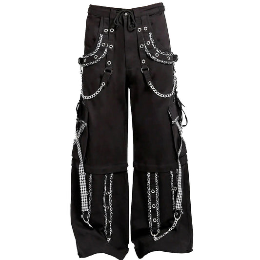 Gothic Men's Peep Dark Street Pant White