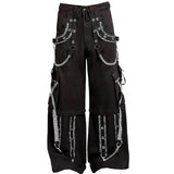 Gothic Men's Peep Dark Street Pant White