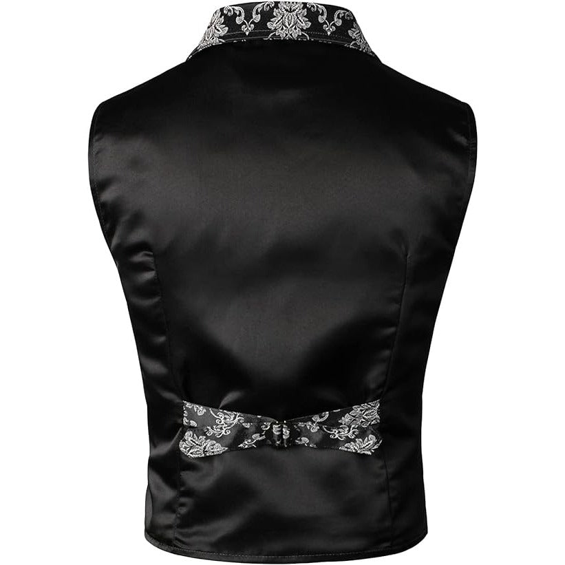 Gothic Men's Victorian Suit Vest Steampunk Waistcoat