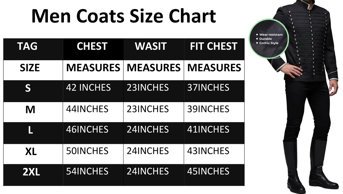 Military Drummer Jacket Parade Jacket Goth Punk Adam Ant Vtg Style Black Jacket Usa