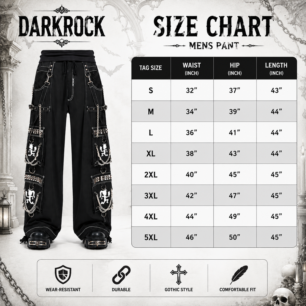 Jeans Apocalyptic Punk Pants Emo Pant/Insane Clown Posse Hatchet Man