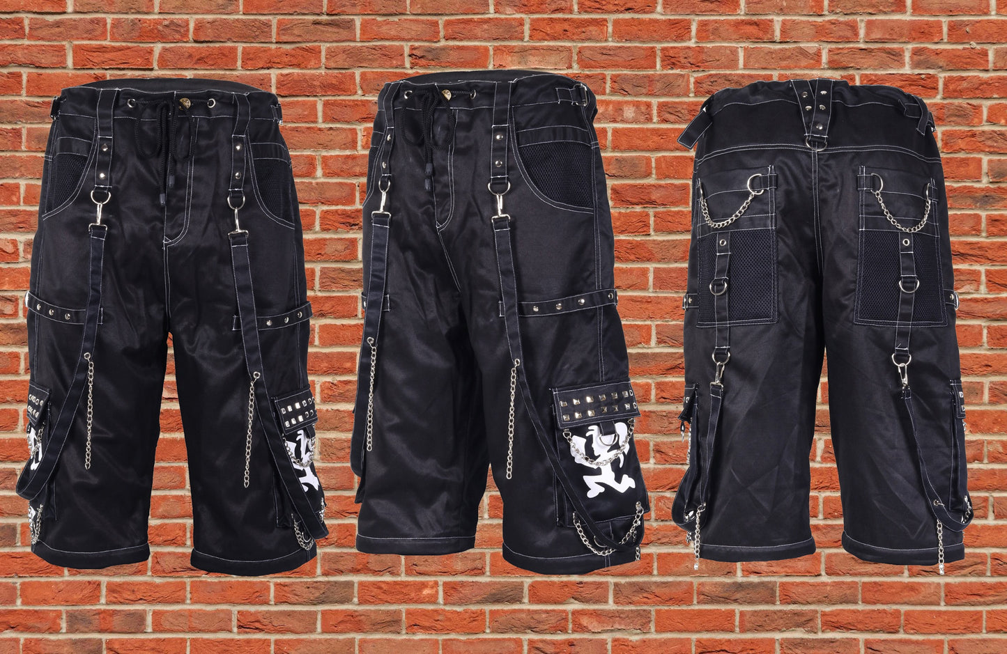 Jeans Apocalyptic Punk shorts Emo Short/Insane Clown Posse Hatchet Man