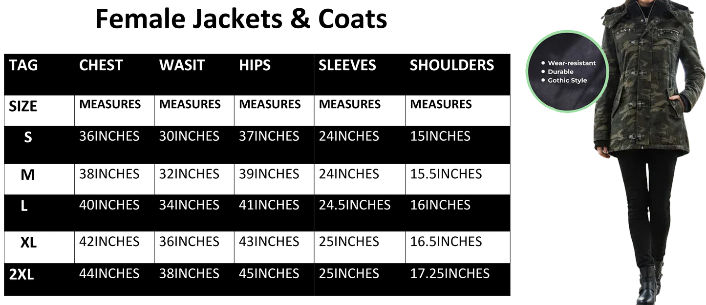 Gothic Winter Jacket camouflage