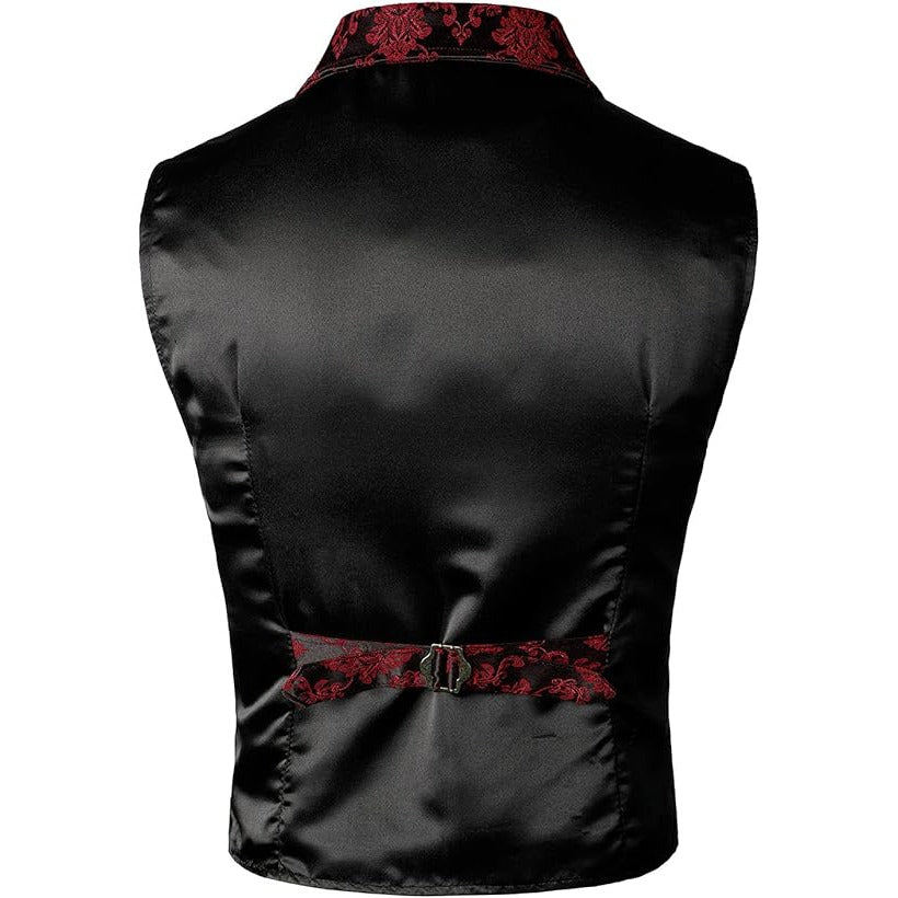Gothic Men's Victorian Suit Vest Steampunk Waistcoat