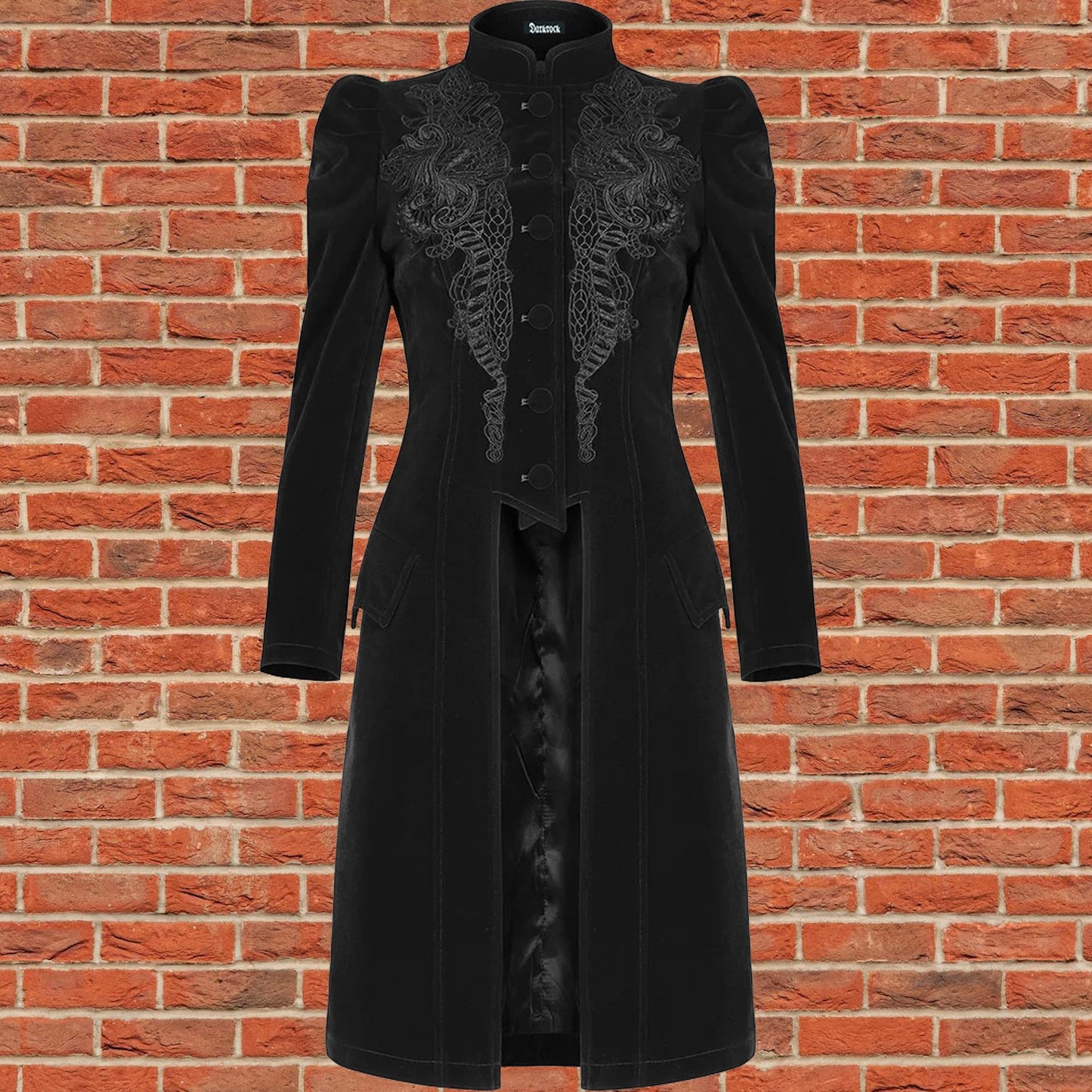 Womens Vespertine Mid Length Coat Black