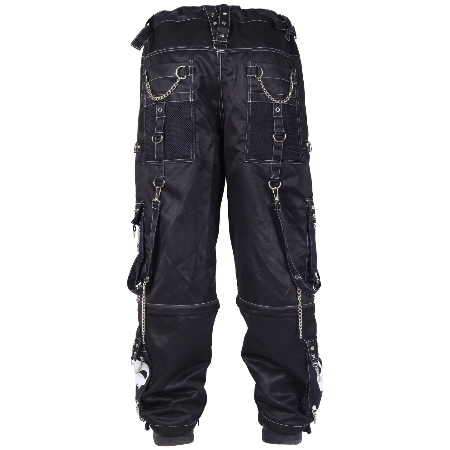 Gothic Bondage Black Big Skull Men Pant Alternative Punk Rock Emo Trouser Pant Shorts/Usa