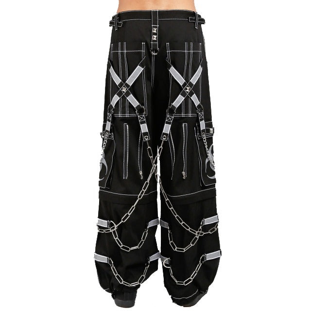 Prime Quality Men Gothic Bondage Reflective Men Street Walker Pant Alternative Punk Rock Emo Trouser Pant Shorts