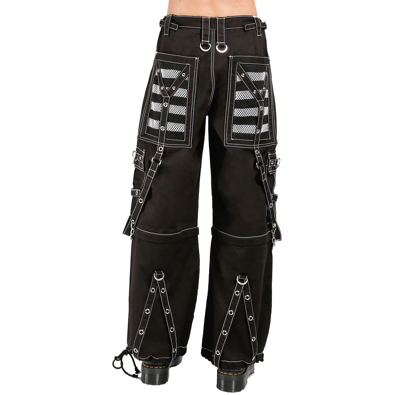 Gothic Extreme Bondage Skater Gothic Punk Rocker Cyber Goth Steampunk Biker Pant
