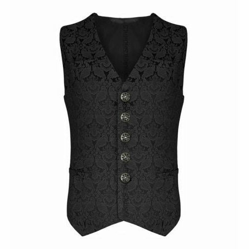 New Brocade Men's Vest Waistcoat Gothic Steampunk Victorian/Western-Reenactment