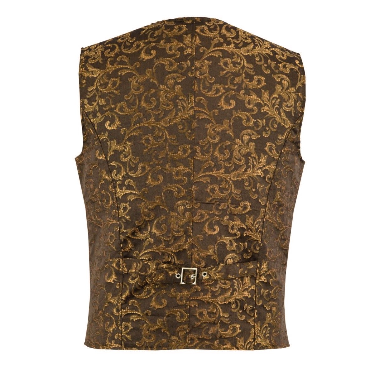 Premium Men's Designer Stylish Casual Brocade Gold Vest /Usa Sizes