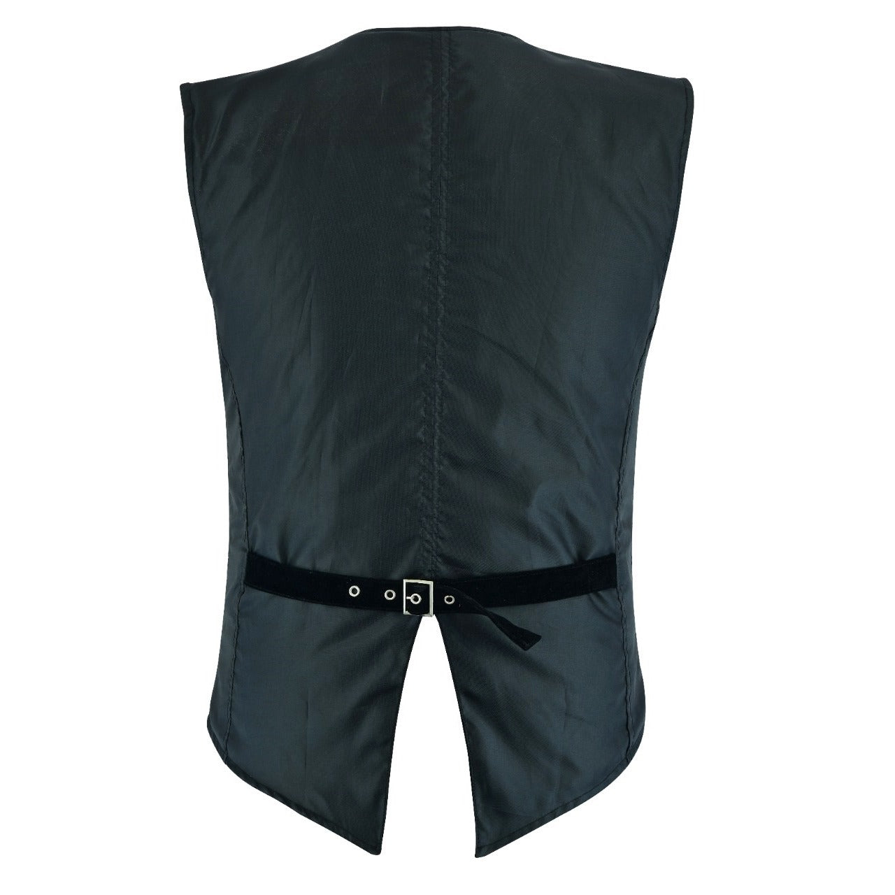 DARKROCK Men's Brocade Vest Waistcoat Black Damask Velvet Gothic Steampunk Renaissance (2)