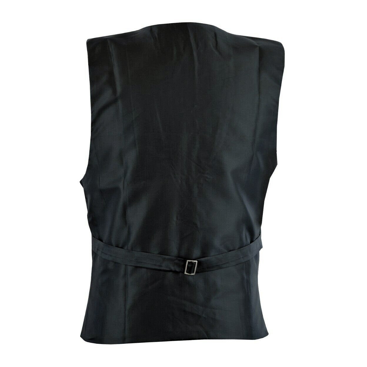 DARKROCK Victorian Single Breasted Brocade Vest Regency Waistcoat (1)