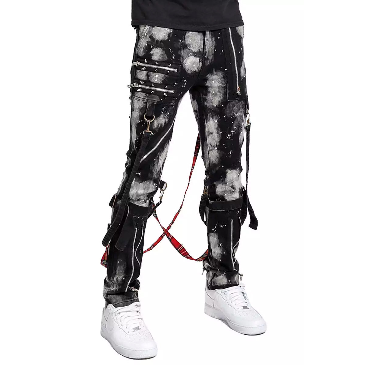 Prime Quality Handmade Men Gothic Bondage Day Walker Pant Alternative Punk Rock Bleach Emo Pants/USA