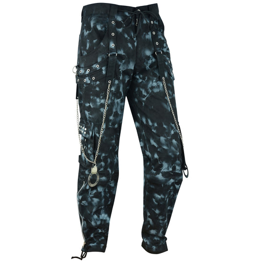 Skinny Jeans Mechanic Acid Rave Gothic Cyber Apocalyptic Chain Goth Techno Jeans Punk Pants