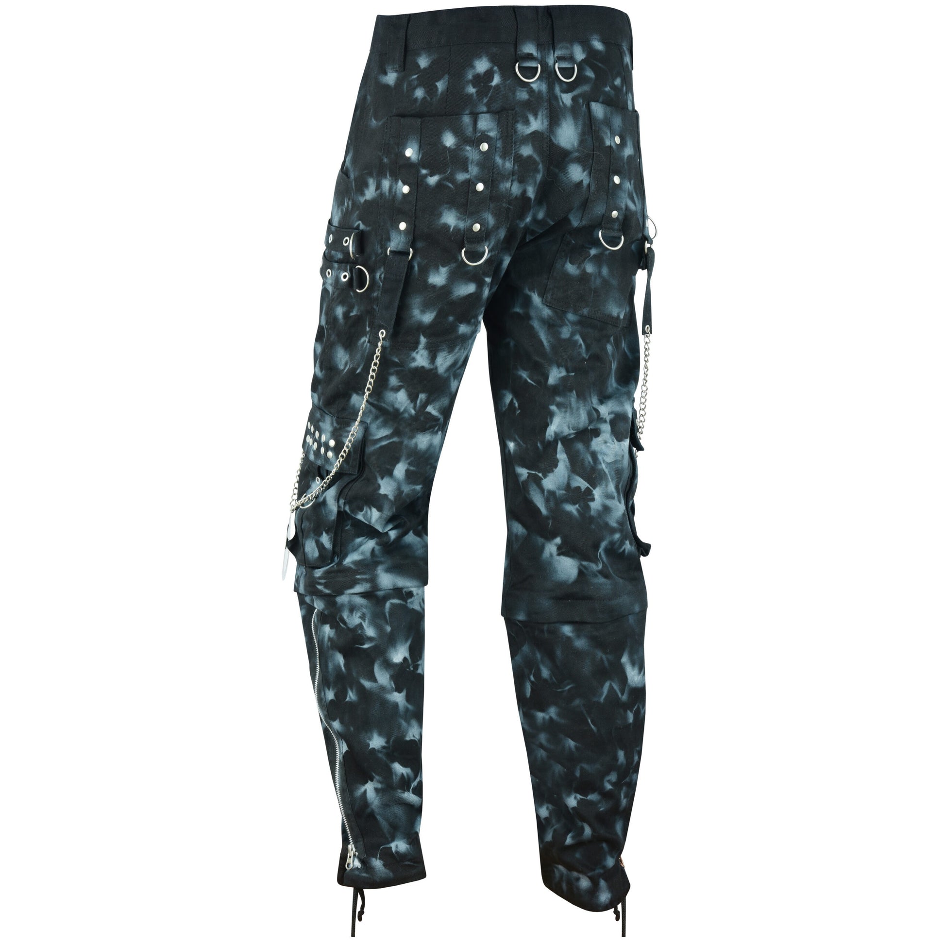 Skinny Jeans Mechanic Acid Rave Gothic Cyber Apocalyptic Chain Goth Techno Jeans Punk Pants