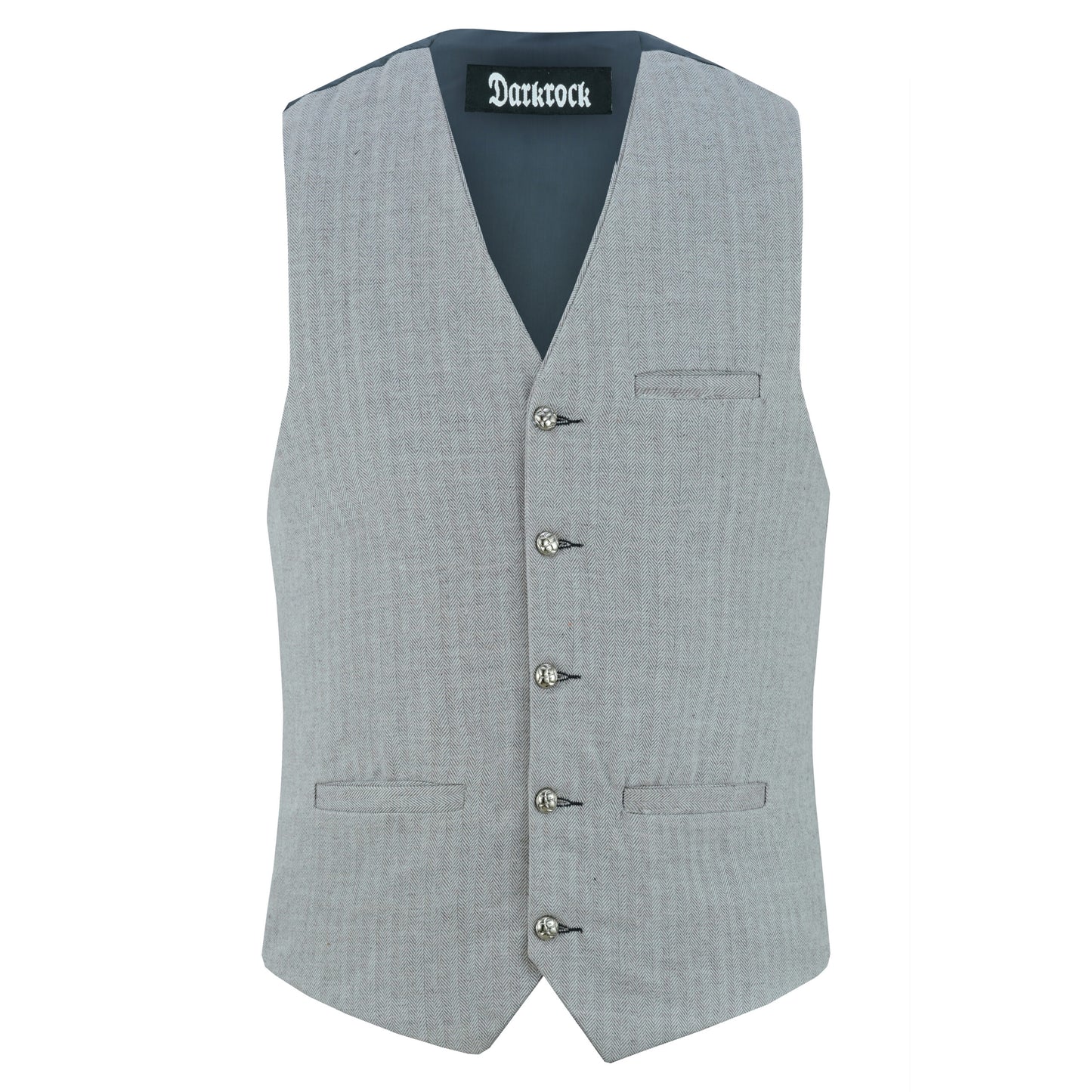 Men Herringbone Wool Blend Tweed Vest Premium Grey Waistcoat Suit Vest V Neck Slim Fit Waistcoat/USA